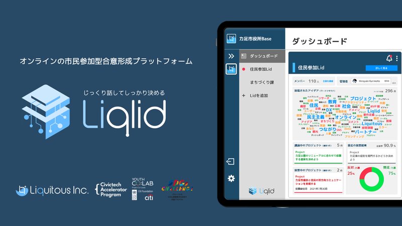 「Liqlid」のイメージ図　写真：「株式会社Liquitous（リキタス）」提供。以下同様。