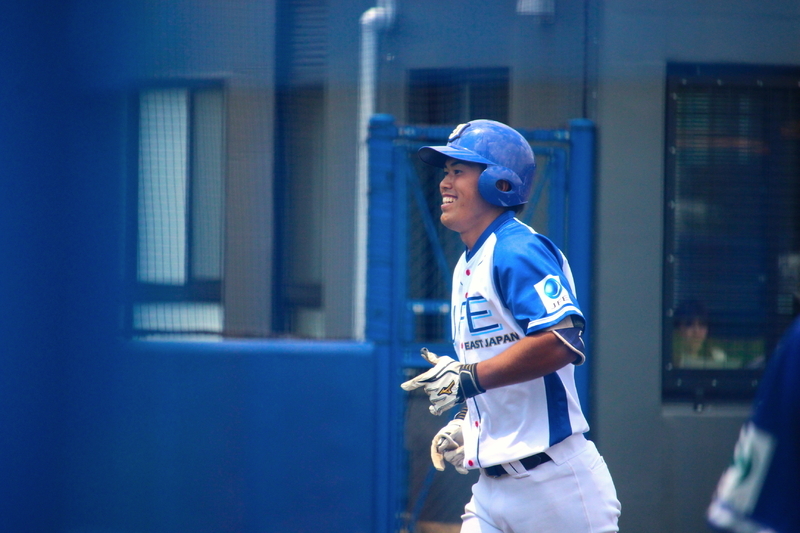 野球少年のような笑顔が印象的な今川。飽くなき向上心で、まずは社会人野球の頂点を目指す(筆者撮影)