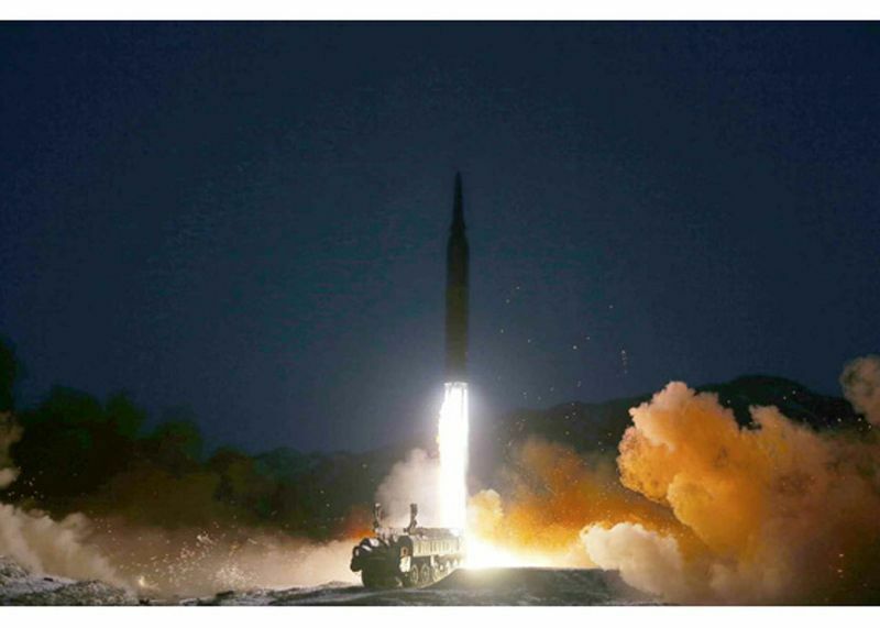 北朝鮮が11日に発射実験を行った新型極超音速ミサイル（労働新聞）