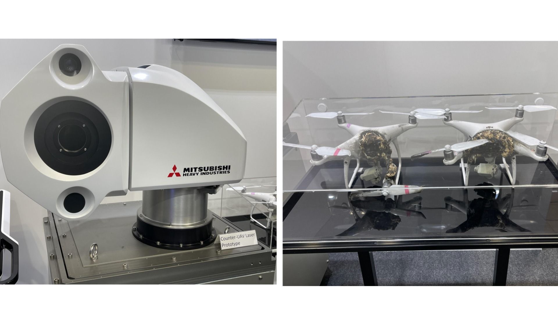 【強いぞレーザー】三菱のドローン破壊レーザーの威力を御覧ください ‼