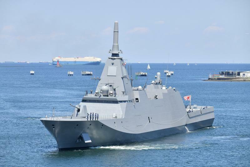 海自もがみ型護衛艦7番艦「によど」進水 艦名は仁淀川に由来 もがみ型 