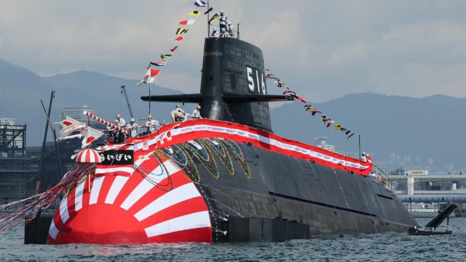 海自の最新鋭潜水艦たいげい型4番艦「らいげい」進水 高出力の新型ディーゼル機関を初採用（高橋浩祐） - エキスパート - Yahoo!ニュース