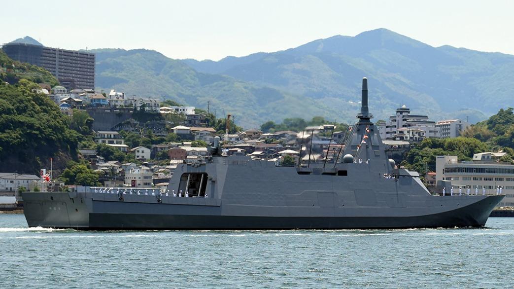 海自もがみ型護衛艦(FFM)5番艦「やはぎ」が就役 京都・舞鶴に 海自もがみ型護衛艦(FFM)5番艦「やはぎ」が就役 京都・舞鶴に