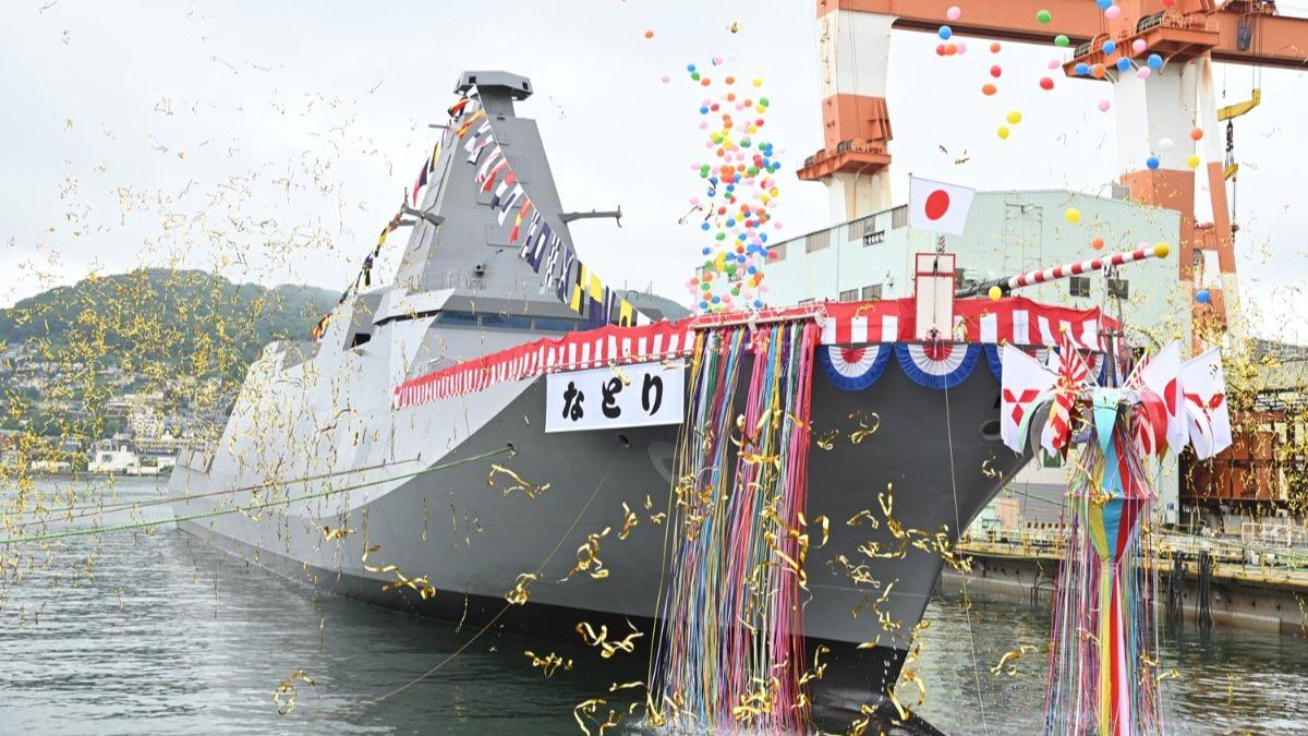 海上自衛隊の最新鋭もがみ型護衛艦9番艦「なとり」進水 艦名は 海上自衛隊の最新鋭もがみ型護衛艦9番艦「なとり」進水 艦名は