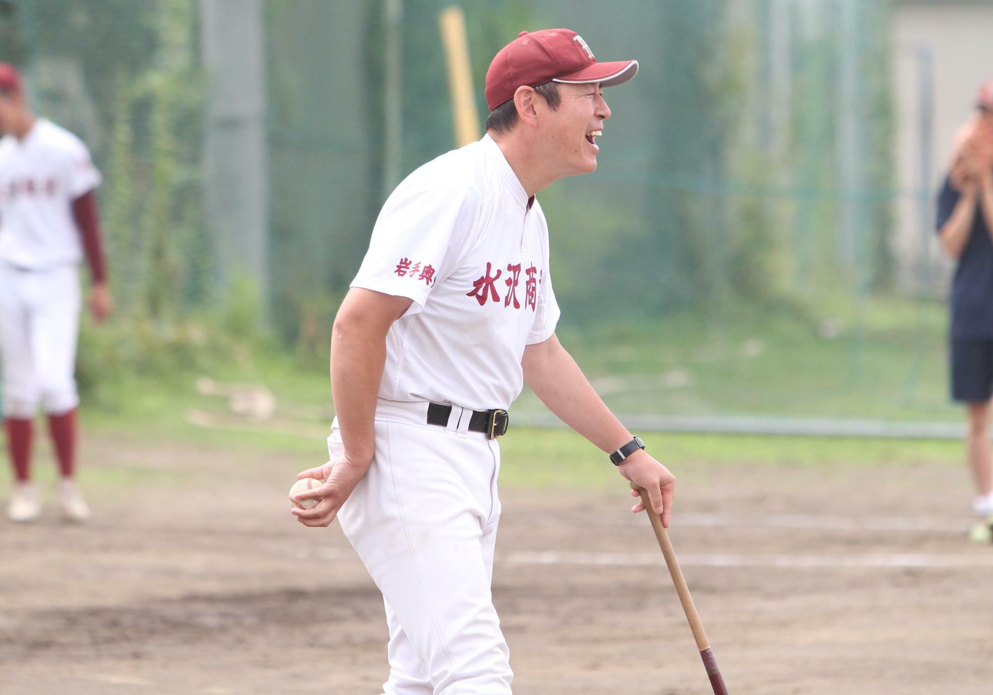 水沢商・及川監督