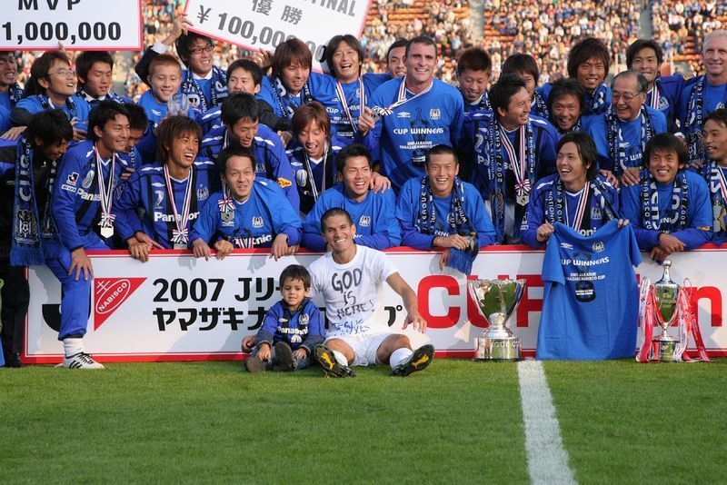 07年のナビスコカップ決勝では川崎フロンターレを1-0で下し、頂点に輝いた。写真提供／ガンバ大阪