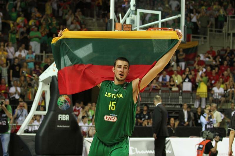 リトアニアを金メダルに導いた後にNBA入りしたバランチュナス (C)FIBA.com