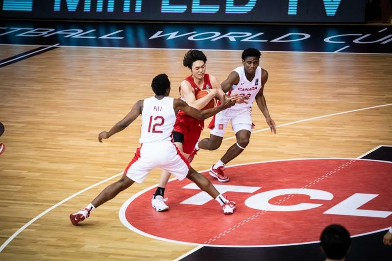 大会を通じて限られた出場時間だったが、カナダ戦では積極的に攻める姿勢を見せた坂本 (C)FIBA.com