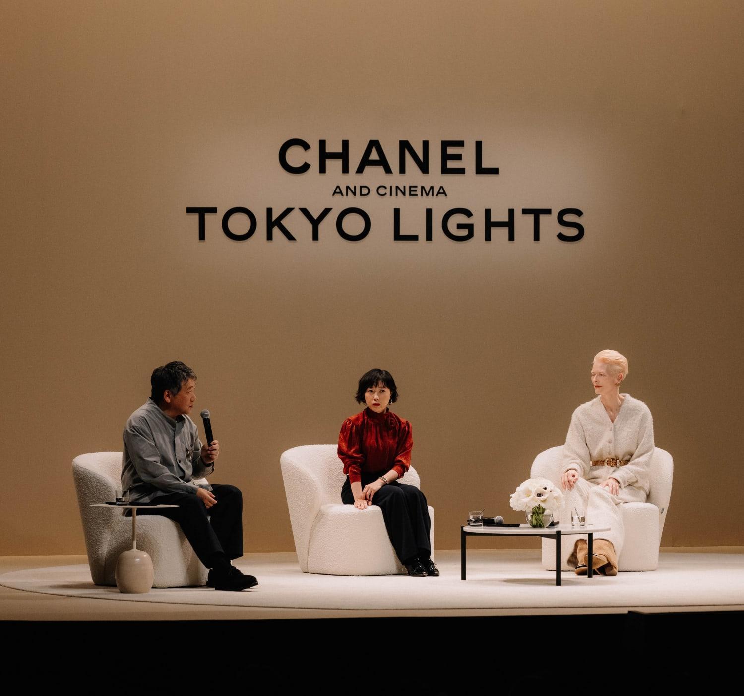 ティルダ・スウィントン、是枝裕和監督、西川美和監督のトークセッション（写真提供：CHANEL）