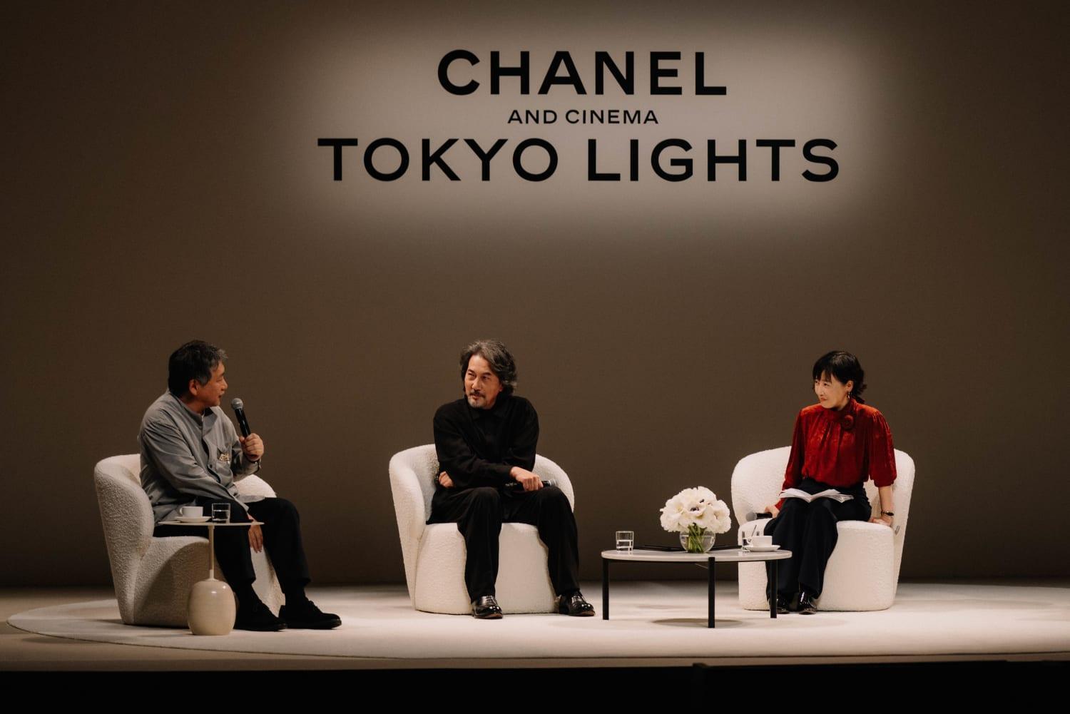 役所広司、是枝裕和監督、西川美和監督のトークセッション（写真提供：CHANEL）