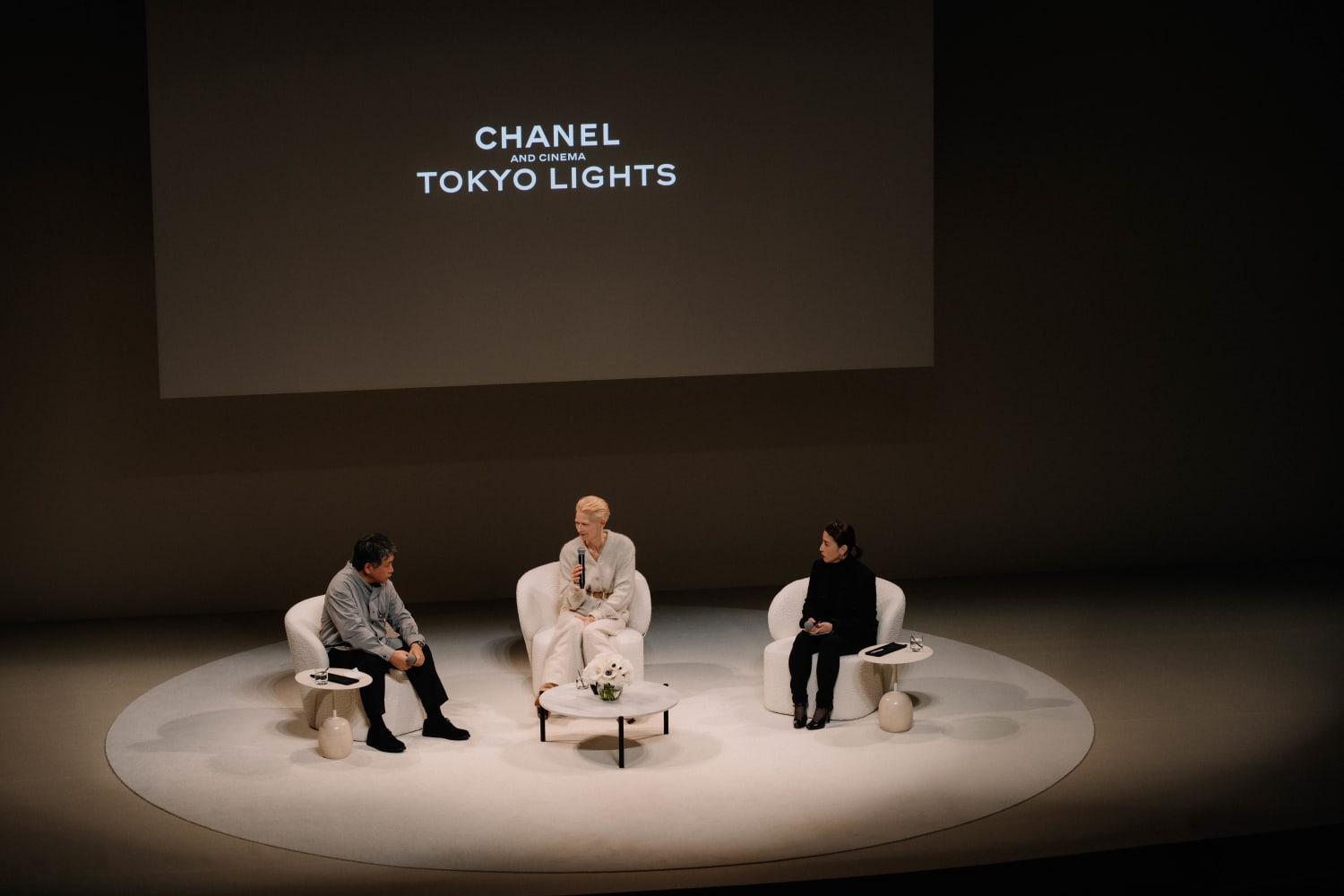 ティルダ・スウィントン、是枝裕和監督、西川美和監督のトークセッション（写真提供：CHANEL）