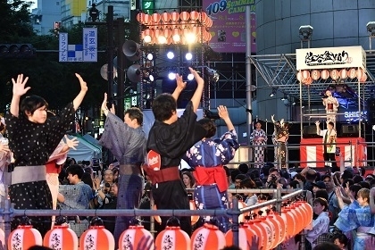 2017年8月5日に行われた『第1回渋谷盆踊り大会』には約3万4千人が来場した