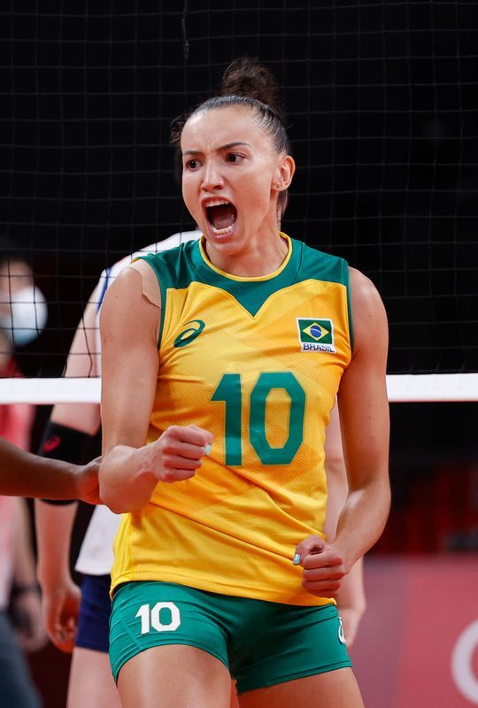 バレーボール 女子 ブラジル代表 選手支給 ゲームパンツ