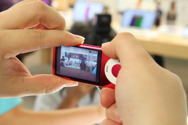 iPod nanoには、ビデオ撮影可能なモデルもありました。