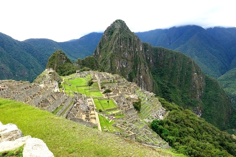 南米ペルーの世界遺産マチュピチュ（筆者撮影）