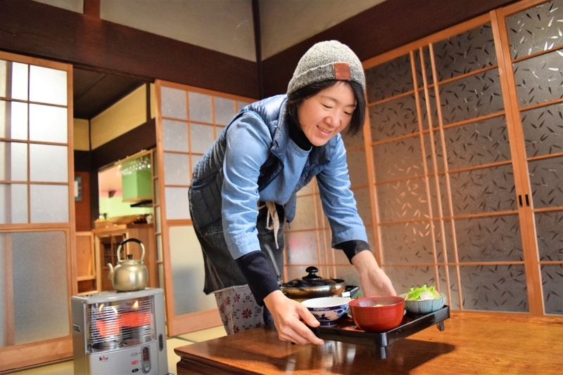 田舎の家ステイ体験が新鮮。食イベントなども随時行っている／筆者撮影