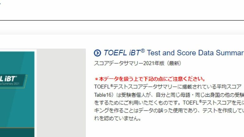 文科省がtoefl国別英語力ランキングを作成 Toefl運営元は やめて と注意喚起 寺沢拓敬 個人 Yahoo ニュース
