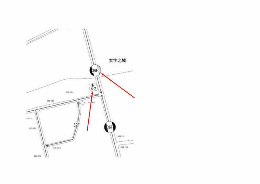 上記の令和6年相続税路線価の「基5-2」付近の拡大図。