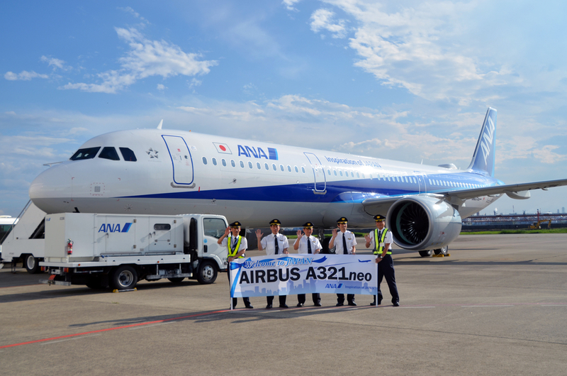 今年9月から国内線専用機として運航を開始した全席シートモニター装着のエアバスA321neo