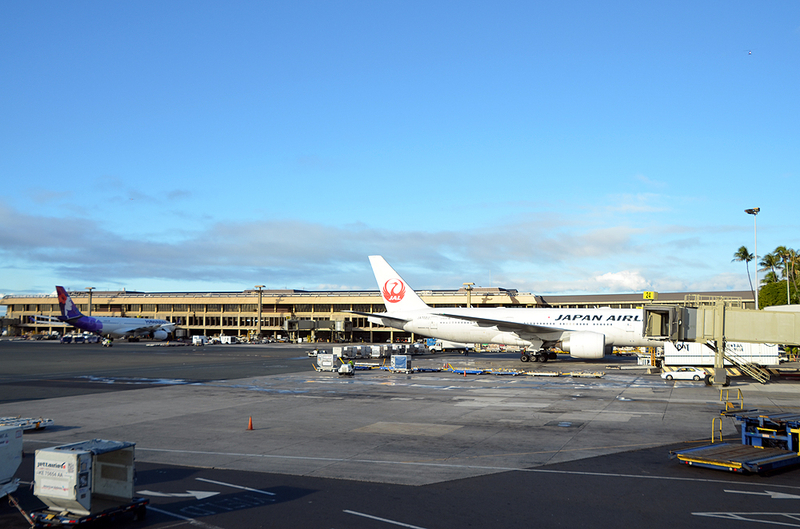 ホノルルのダニエル.K.イノウエ国際空港