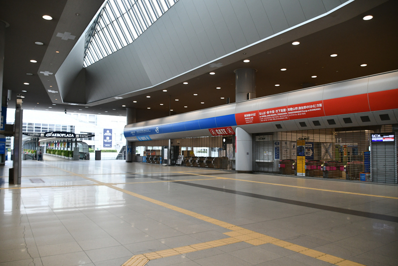 明日9月18日から運転が再開される関西空港駅
