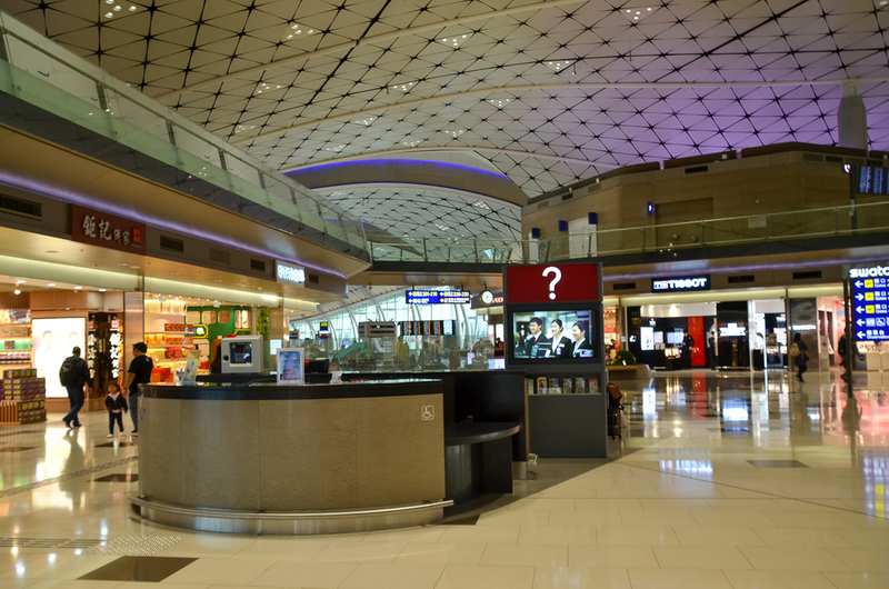 空港施設も充実している香港国際空港