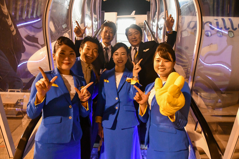 成田へのラストフライトとなった台北からの便を運航したパイロットと客室乗務員