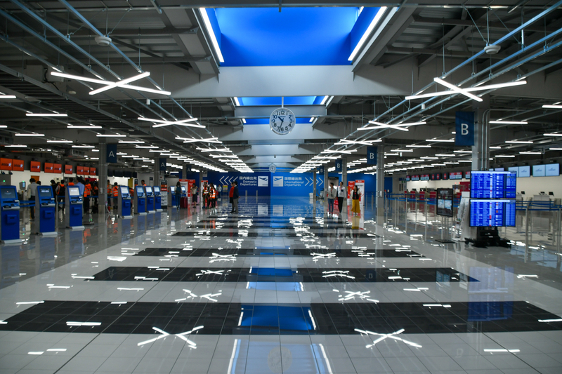 中部国際空港のLCC専用の第2ターミナル(2019年9月、筆者撮影)