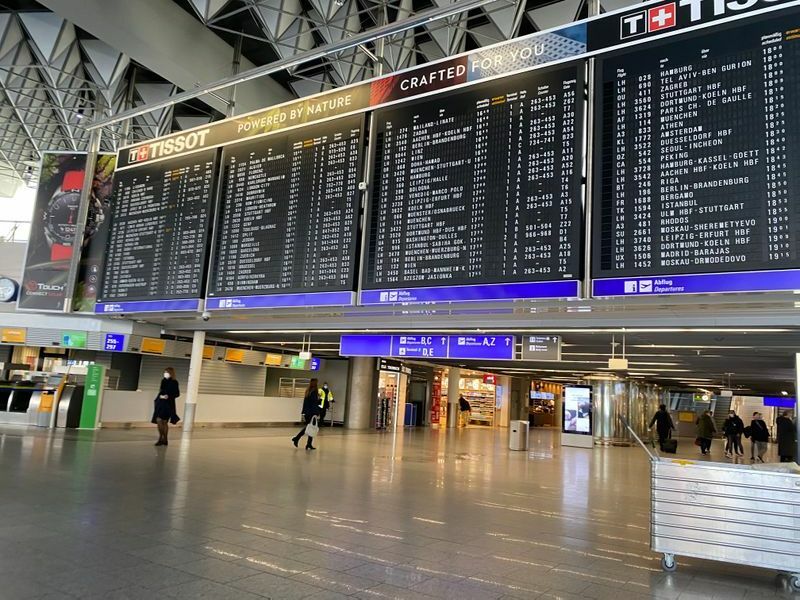 フランクフルト空港（2021年10月撮影）