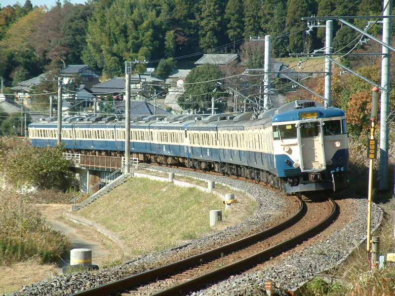 つい最近まで活躍していた113系電車。（筆者撮影）