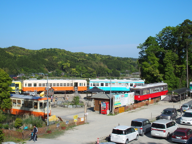 千葉県いすみ市のポッポの丘。たくさんの鉄道車両を心ある経営者の方が私財を投じて保存されています。（筆者撮影）