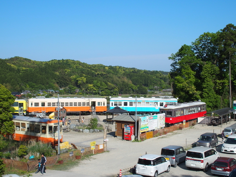 千葉県いすみ市のポッポの丘。たくさんの鉄道車両を心ある経営者の方が私財を投じて保存されています。(筆者撮影)