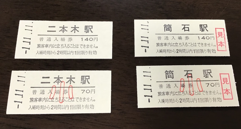 筒石駅記念入場券平成22年2月22日