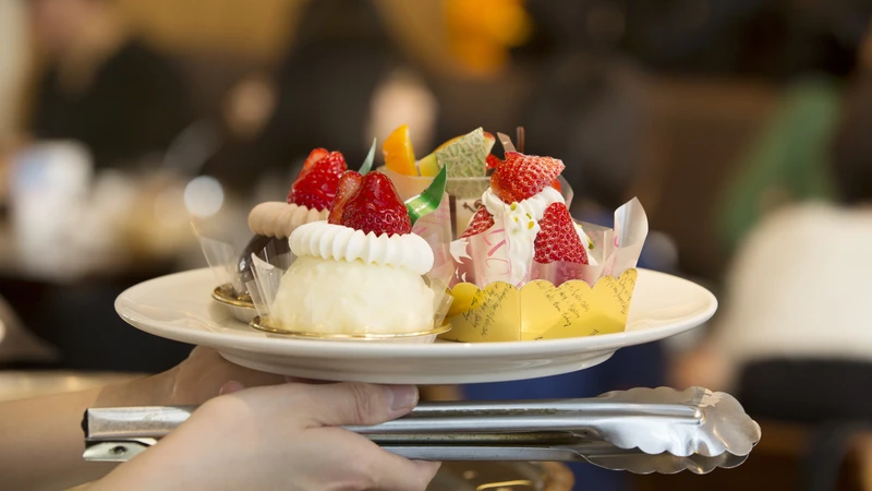 素晴らしい ケーキバイキング ケーキドーム付き まるで本物