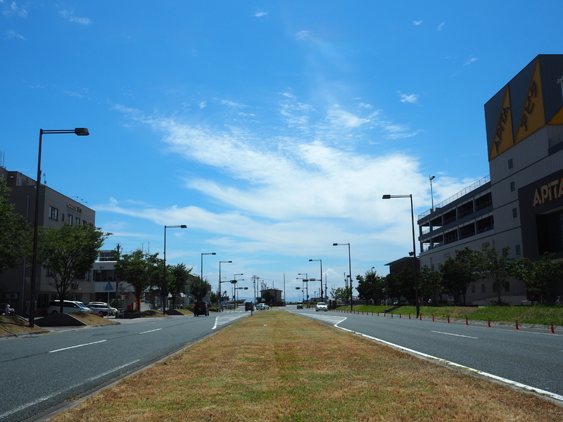 筆者が住んでいる蒲郡駅前。商業施設はちらほらあるが、夜になると真っ暗になる(撮影:筆者)