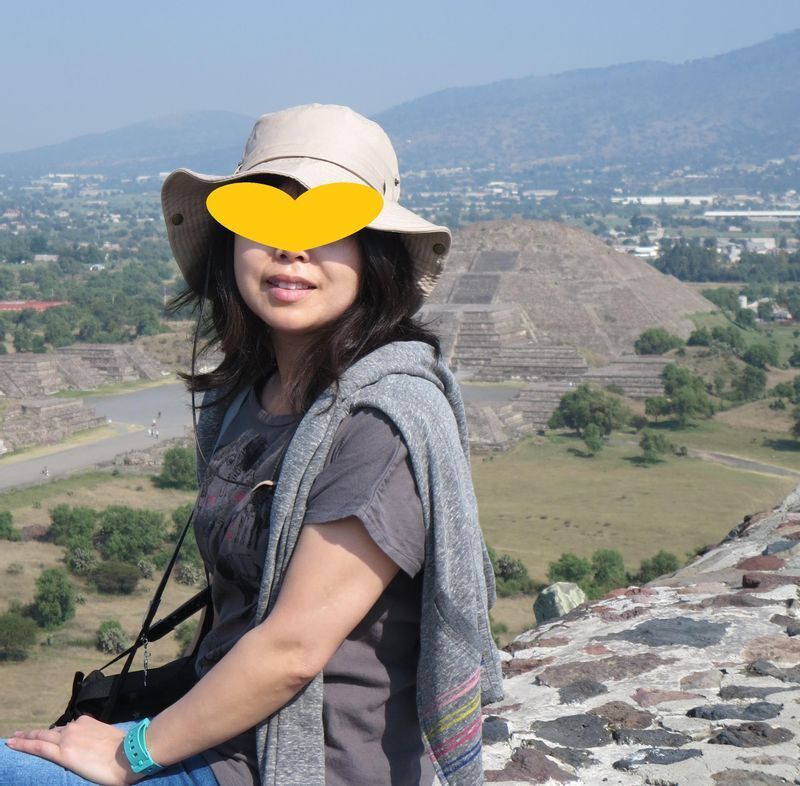 メキシコにて。「友人との旅行では、希望を聞いて計画を立てるのが楽しいです」(本人提供)