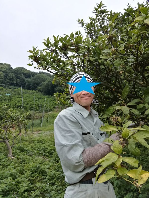 こちらは農作業中の吉野さん。「畑にいるのは父親と僕だけです。太陽の下、体を動かして働くのは気持ちがいいですよ」（本人提供）