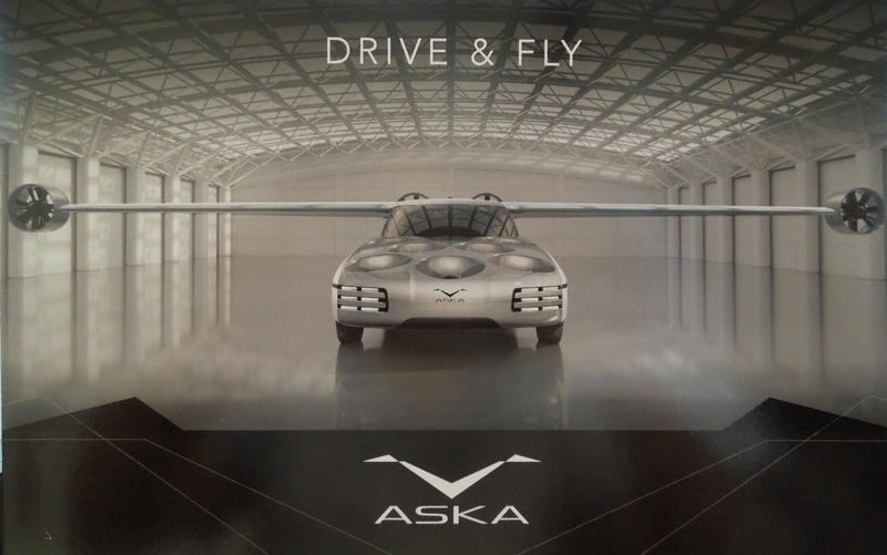 図2　空飛ぶクルマ「Aska」の想定デザイン　出典：NFT Inc.