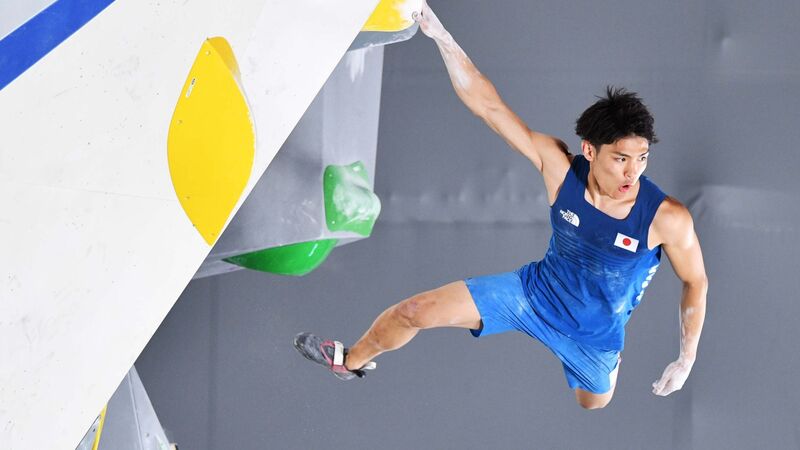 金メダルへ視界良好 楢﨑智亜がスポーツクライミング男子複合予選を２位で通過 原田海は予選敗退 津金壱郎 個人 Yahoo ニュース