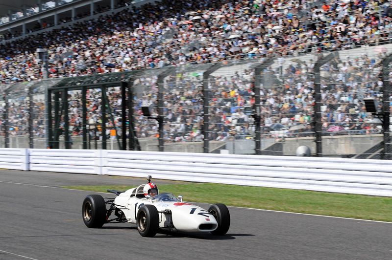 F1参戦50周年のホンダ。初優勝マシン「RA272」のサウンドを聞 F1参戦50周年のホンダ。初優勝マシン「RA272」のサウンドを聞