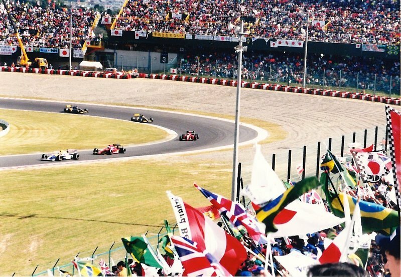 F1ブーム全盛期の1991年の日本グランプリ