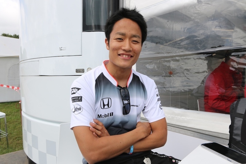 GP2で優勝を飾った松下信治。マクラーレンではテストドライバーを務める。