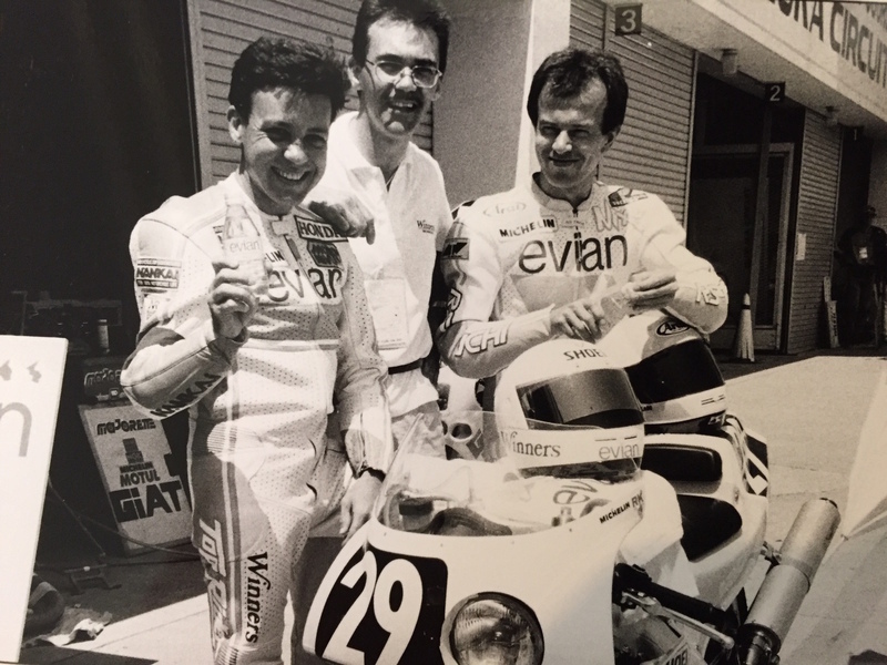 「Team Evian」一番左がジルベルト・ロイ（写真：TSR）