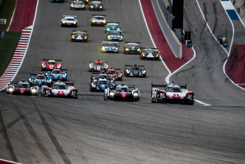 COTA6時間耐久レースのスタート　【写真：FIA WEC】