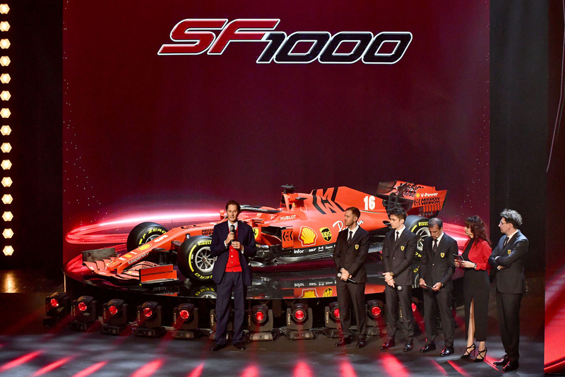 ニューマシンはSF1000と名付けられた【写真：Ferrari】