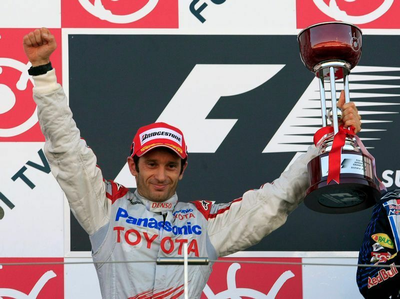 ホンダが先に去った鈴鹿の日本グランプリで表彰台に上がったトヨタのヤルノ・トゥルーリ