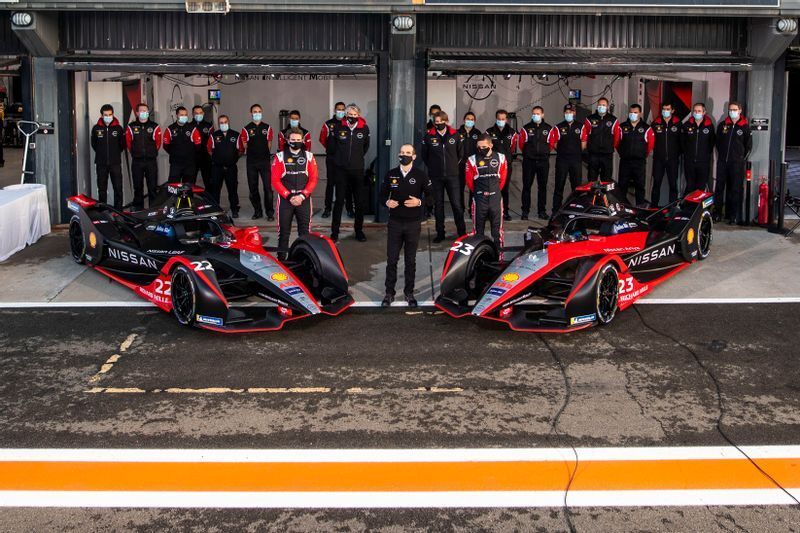 日産のチーム「Nissan e.dams」【写真：Formula E】