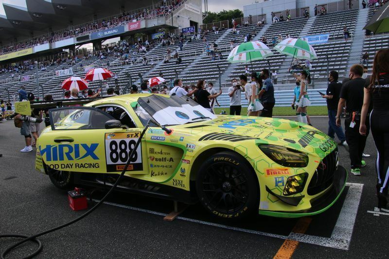 昨年の富士24時間優勝車はメルセデスAMG GT3【写真：DRAFTING】