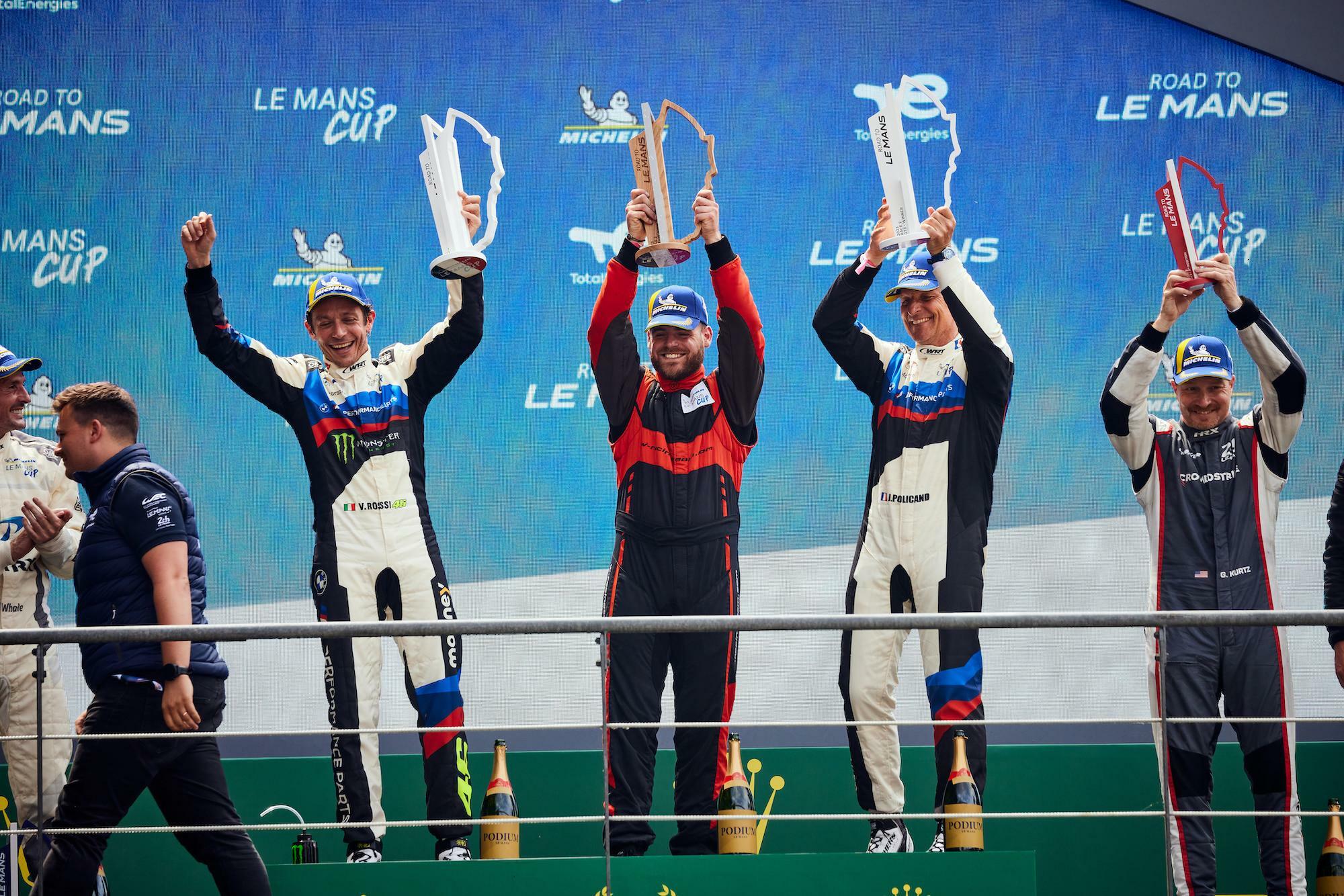 ル・マンを目指すドライバーの登竜門「ロードトゥルマン」で優勝したロッシ（写真：BMW）