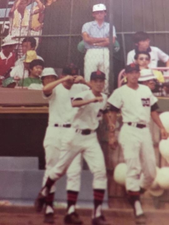 実行委員長の川島氏(中央)は日大二高2年夏に甲子園出場を果たした(写真提供 川島敏男)
